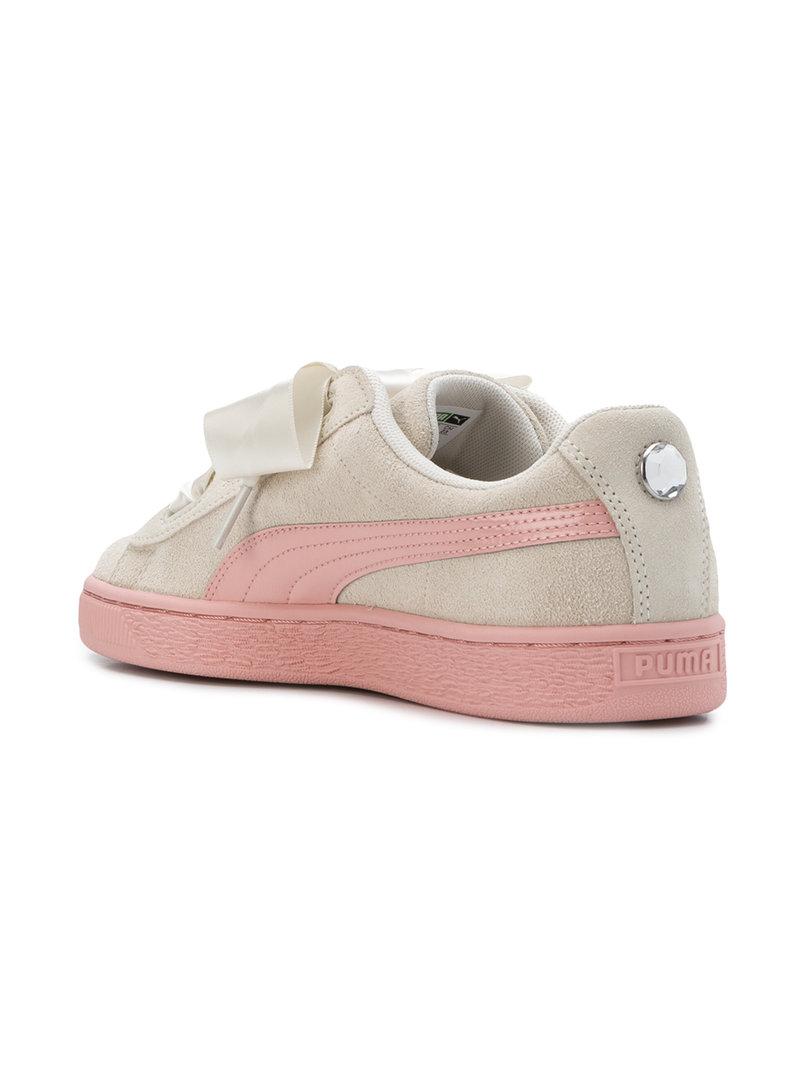 Puma Ribbon Laceup Sneakers ModeSens