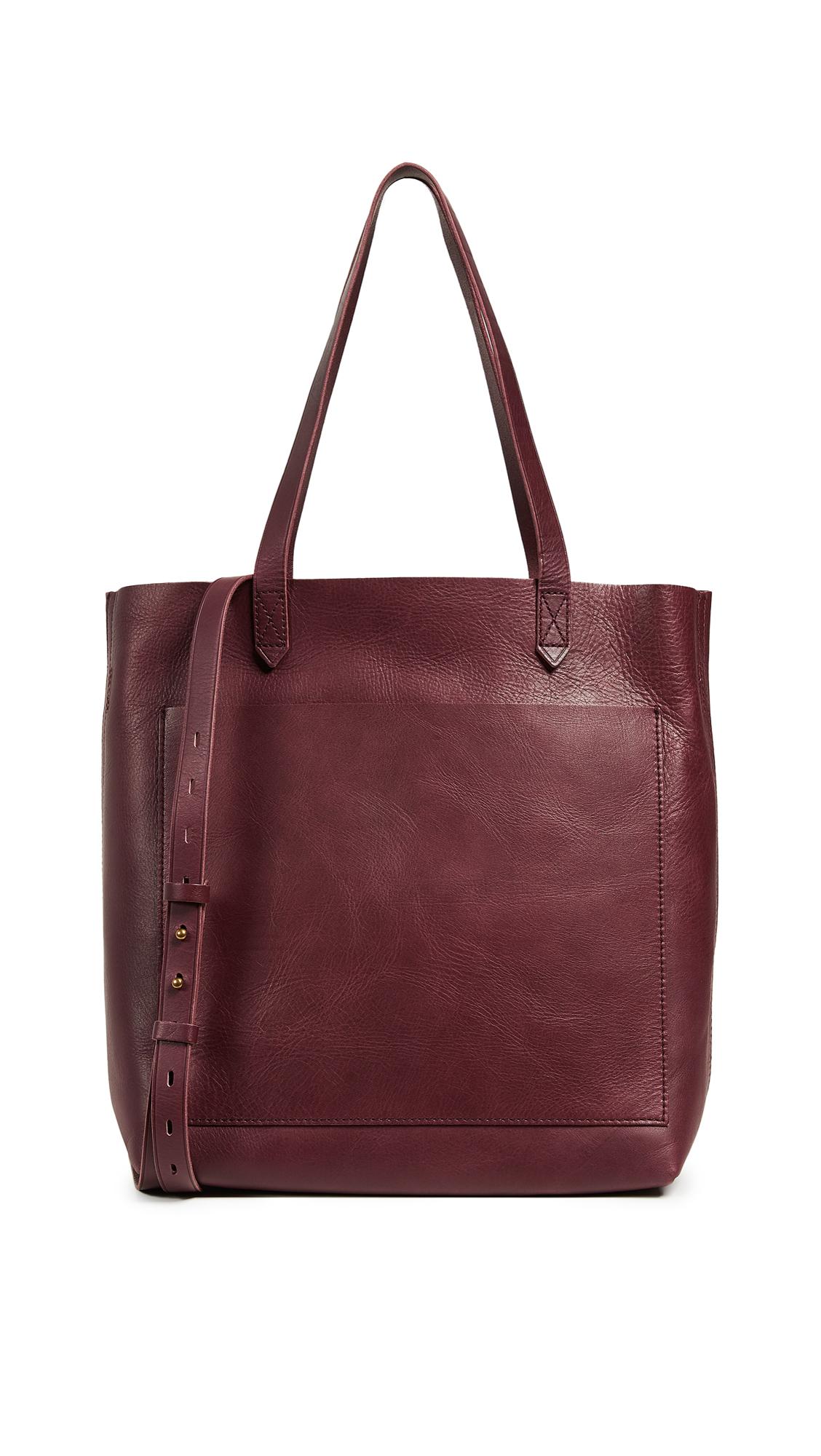Madewell Medium Transport Tote In Dark ModeSens