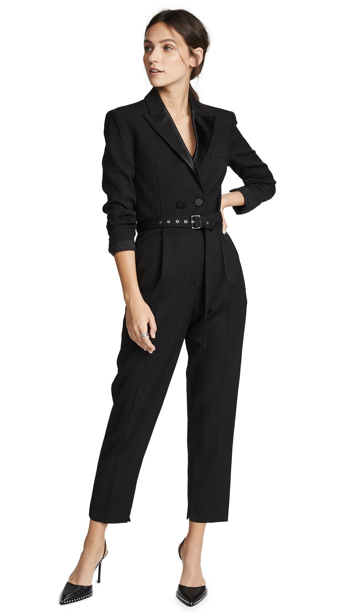 Edition10 Blazer Jumpsuit In Black ModeSens
