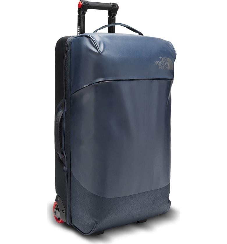 The North Face Stratoliner 30inch Large Wheeled Suitcase Blue In