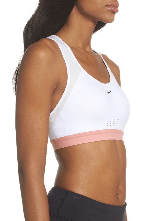 Nike Motion Adapt Highsupport Compression Sports Bra In White ModeSens