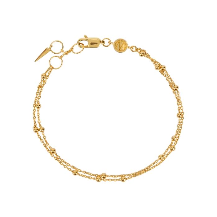 Missoma Double Chain 18kt Gold Vermeil Bracelet ModeSens