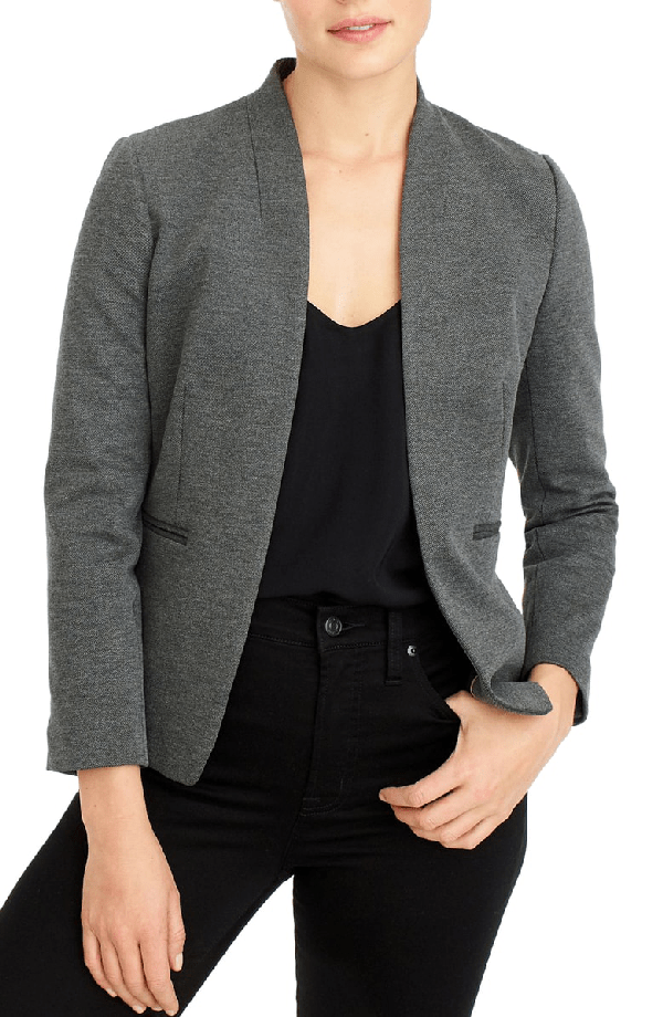 J.Crew Going Out Blazer In Heather Dove ModeSens