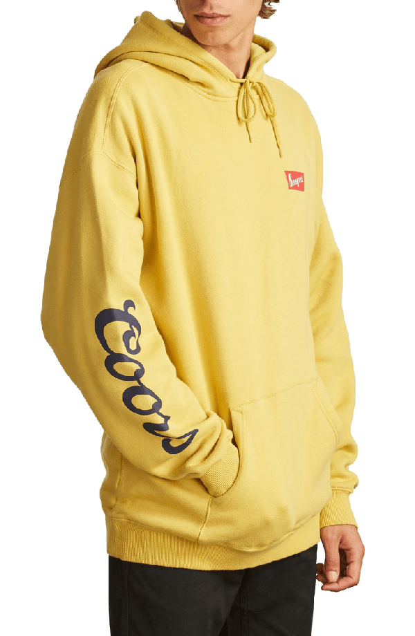 Brixton X Coors Banquet Hoodie In Buff ModeSens