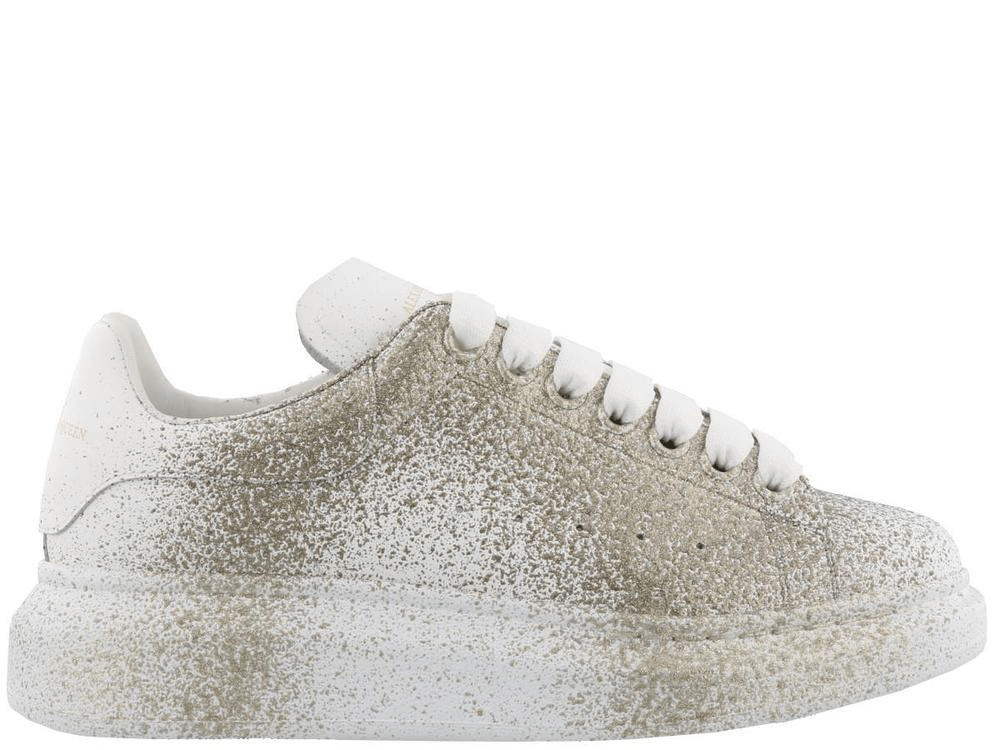 Trainers Alexander Mcqueen Oversize Handspraypainted Leather Sneakers