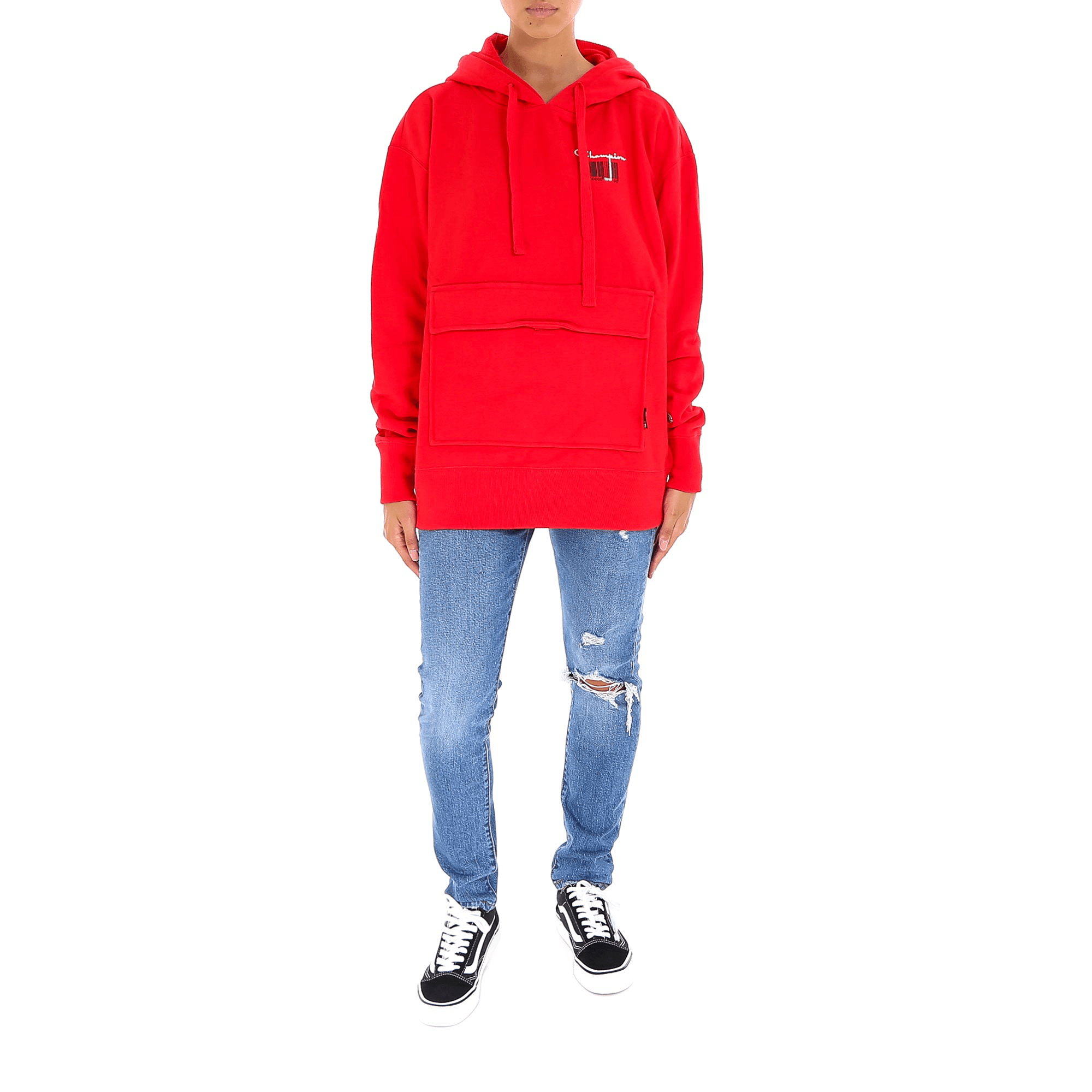 Champion Oversized Hoodie In Red ModeSens