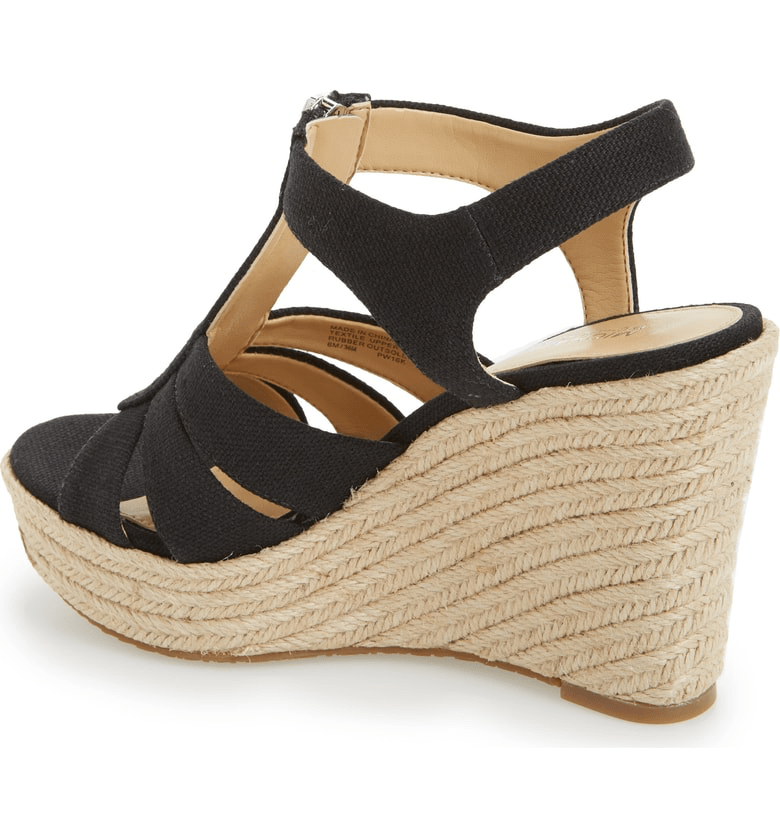 Michael Michael Kors Women's Berkley Woven Espadrille Wedge Sandals In
