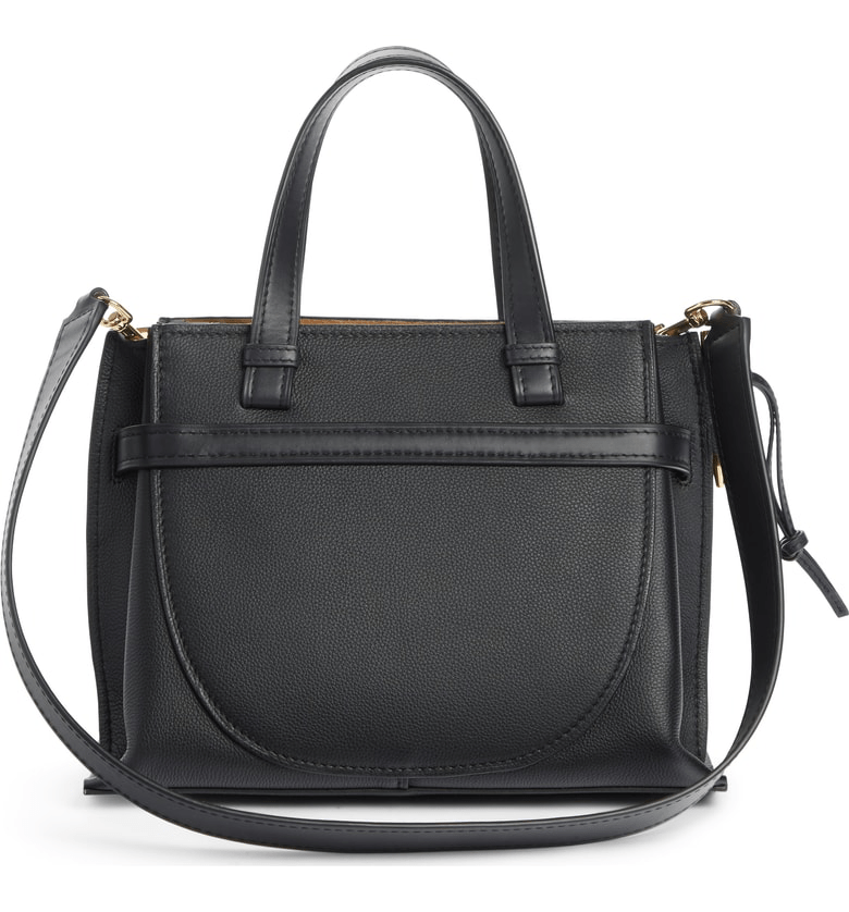 Loewe Gate Small Leather TopHandle Tote Bag In Navy ModeSens