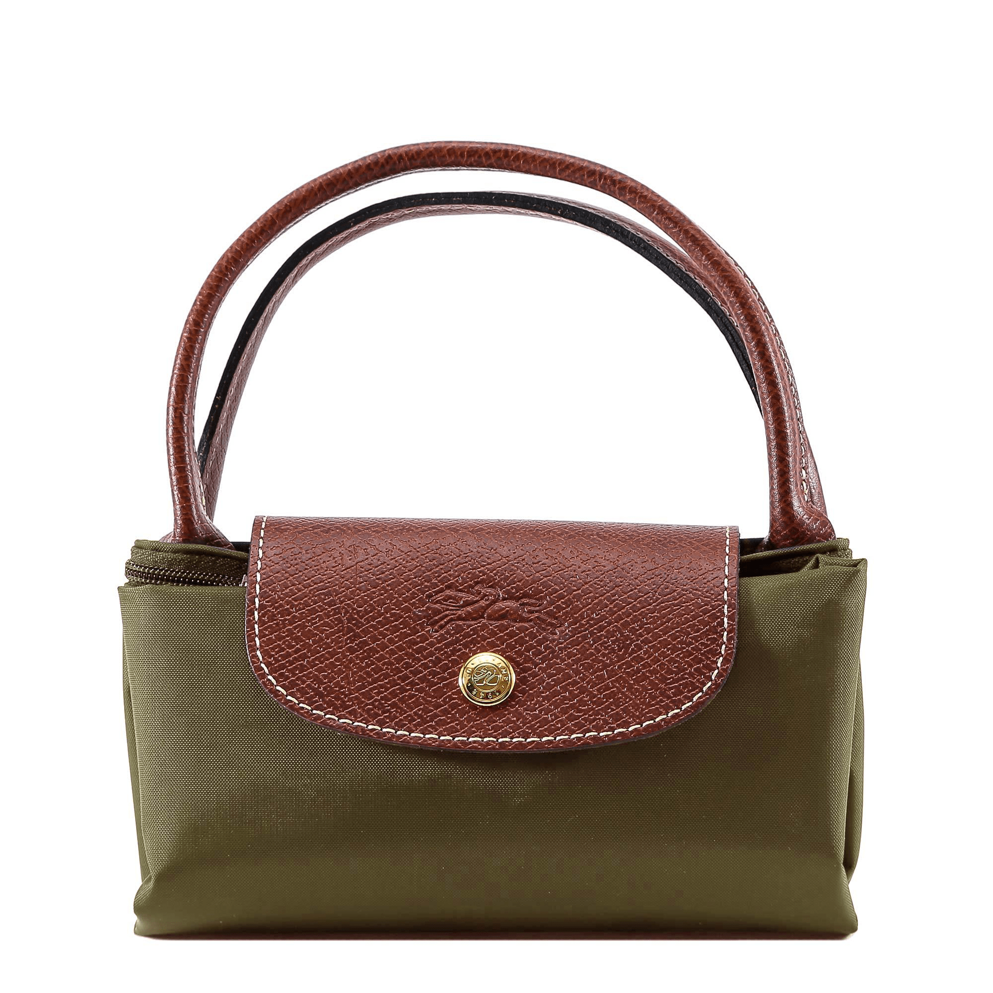 Longchamp Le Pliage Top Handle Tote Bag In Green ModeSens