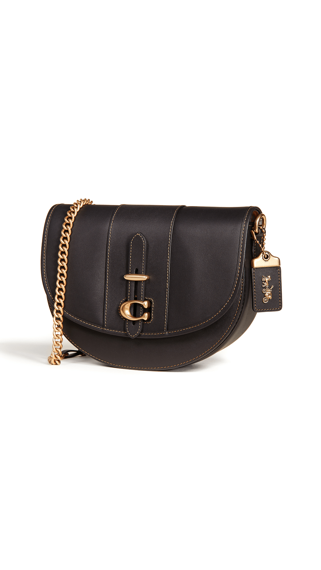 Coach Saddle Bag 24 In Black ModeSens