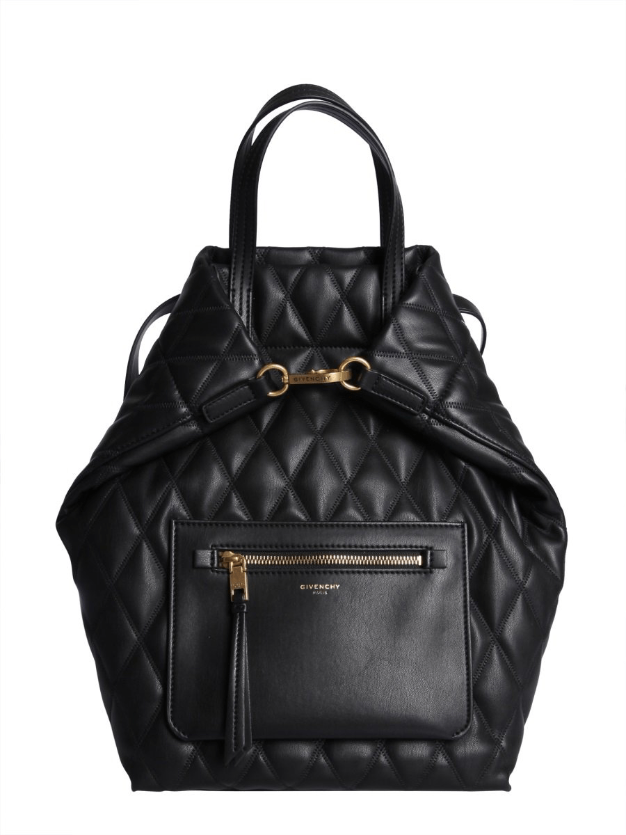 Givenchy Quilted Front Zip Tote Bag In Black ModeSens