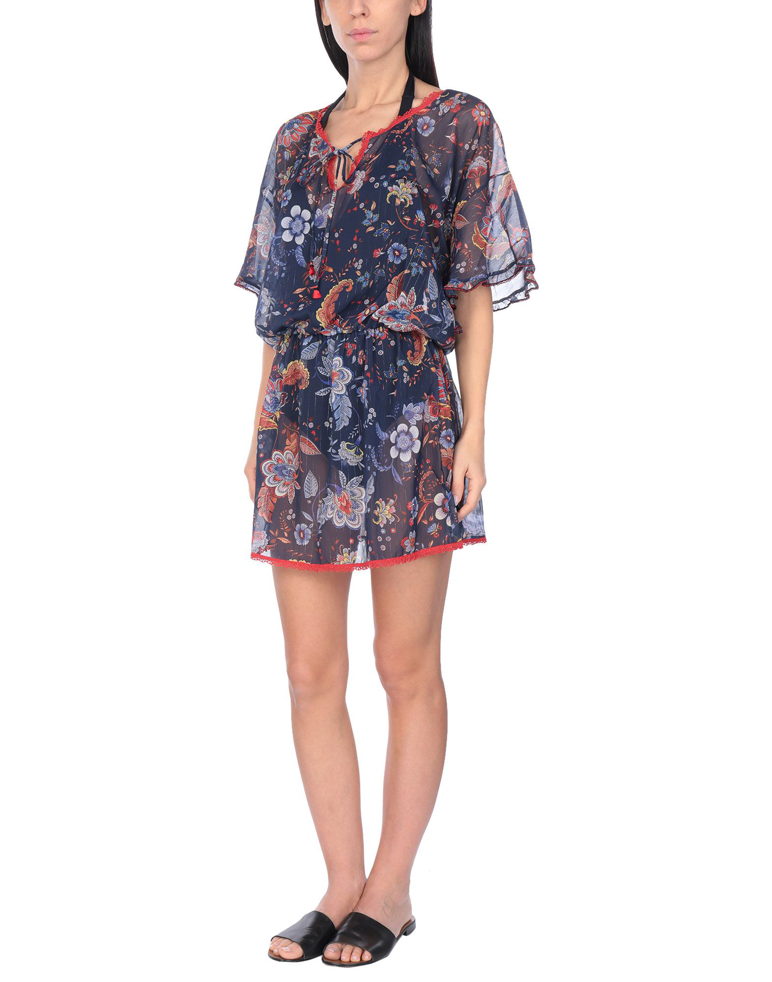 Blumarine Beachwear Coverup In Dark Blue ModeSens