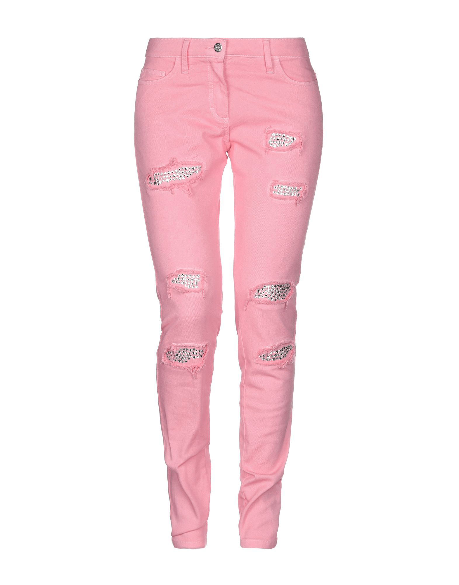 Blumarine Denim Pants In Pink ModeSens