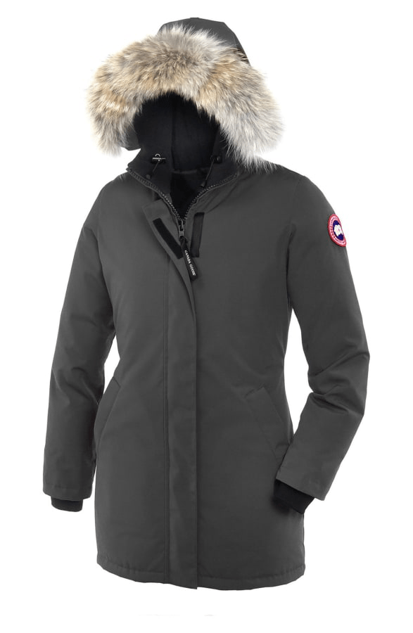 Canada Goose Victoria Down Parka With Genuine Coyote Fur Trim In