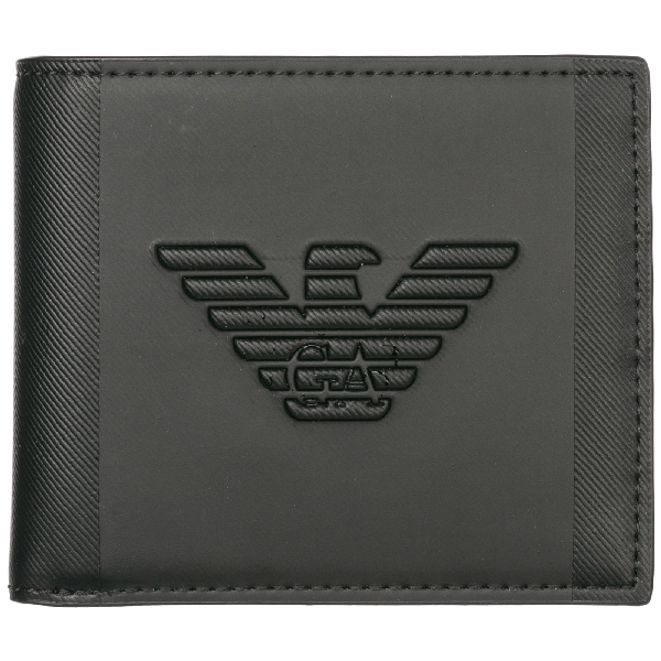 Emporio Armani Men's Wallet Credit Card Bifold In Black ModeSens