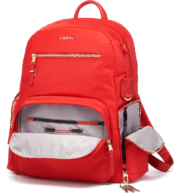 Tumi Voyageur Carson Nylon Backpack Red In Sunset ModeSens