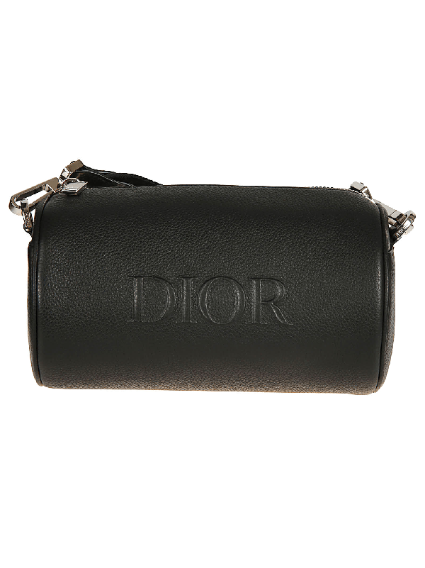 Dior Roller Leather Shoulder Bag In Black ModeSens
