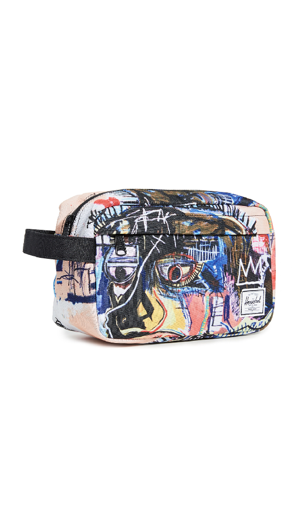 Herschel Supply Co. X Basquiat Chapter Toiletry Bag In Basquiat Skull