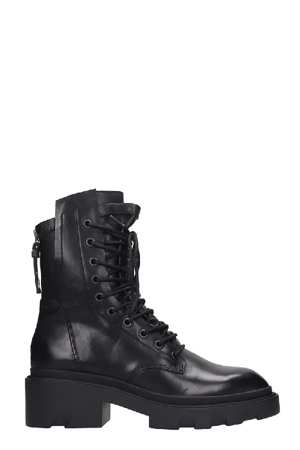 Ash Madness 01 Combat Boots In Black Leather ModeSens