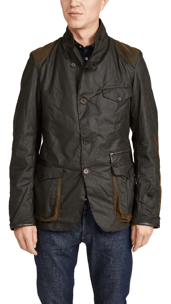 Barbour Icons Beacon Sports Jacket In Olive ModeSens
