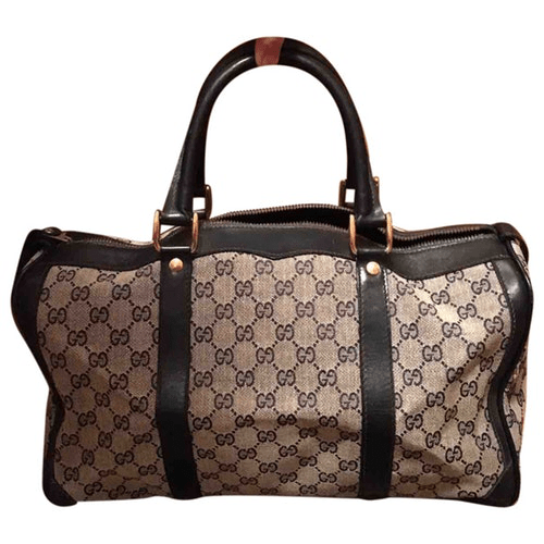 Gucci Blue Cloth Travel Bag ModeSens