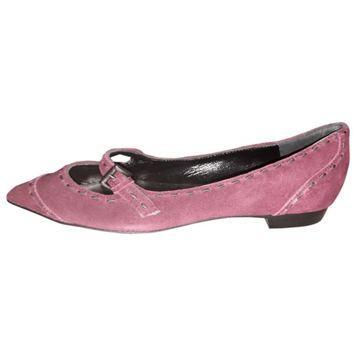 Philosophy Di Alberta Ferretti Burgundy Leather Ballet Flats ModeSens
