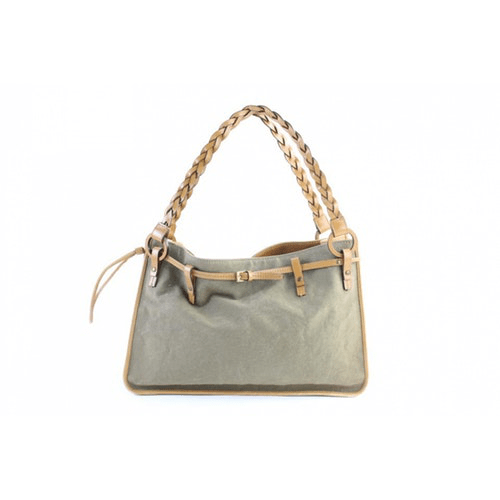 Gucci Khaki Cloth Handbag ModeSens