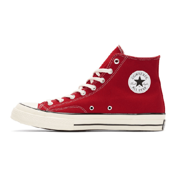 Converse Chuck Taylor All Star '70s High Top Sneakers In Enamelred