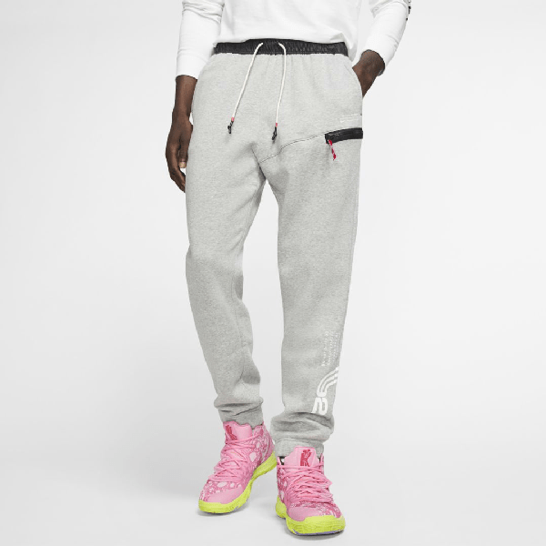 Nike Kyrie Men's Fleece Basketball Pants In Grey ModeSens
