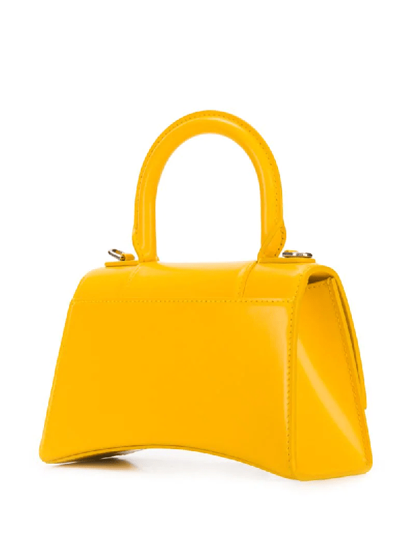 Balenciaga Hourglass Xs Mini Bag In Yellow ModeSens