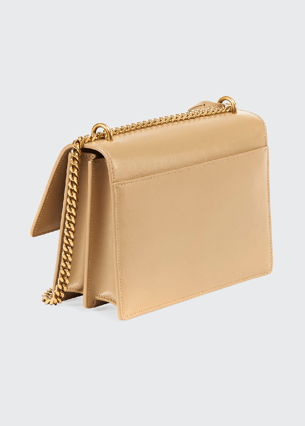 Sunset Medium Monogram Ysl Chain Crossbody Bags