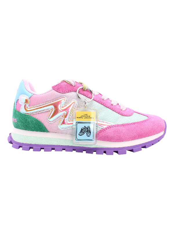 Marc Jacobs Scarpe Sneakers - Marc Jacobs The Jogger Pink Nylon Womens Sneakers In Pink ...