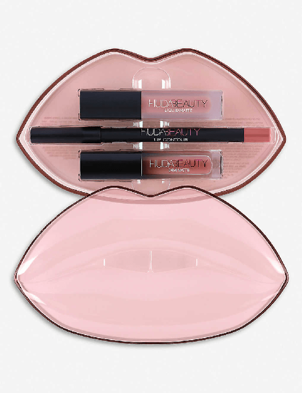 Huda Beauty Matte & Cream Lip Set Kit ModeSens