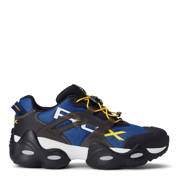 Ralph Lauren Rlx Tech Sneaker In Black/royal ModeSens