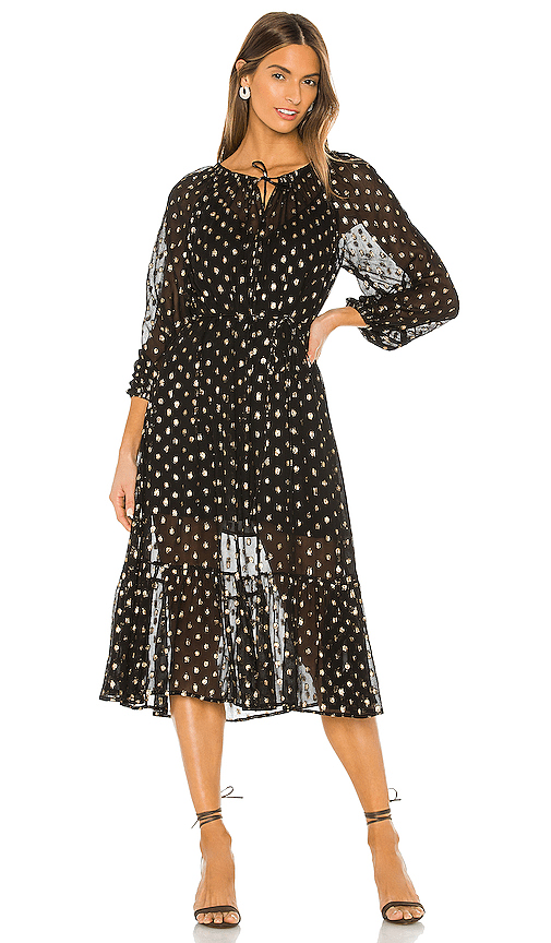 Cleobella Tarin Midi Dress In Black ModeSens
