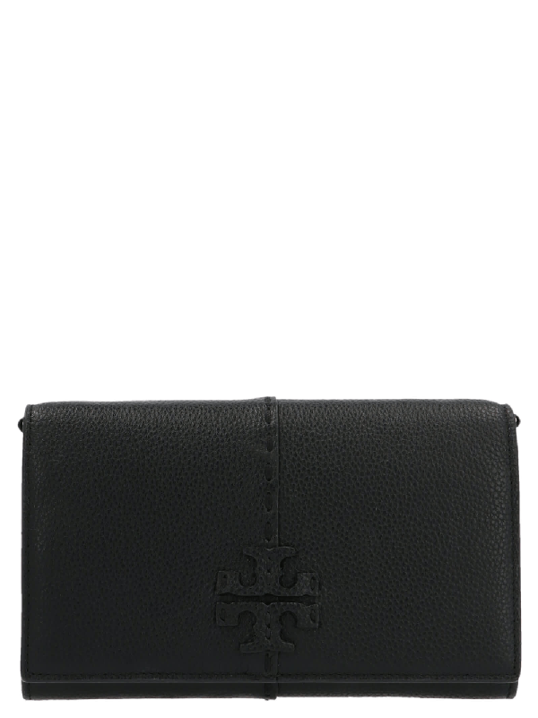 Tory Burch Mcgraw Foldover Crossbody Bag In Black Literacy Basics