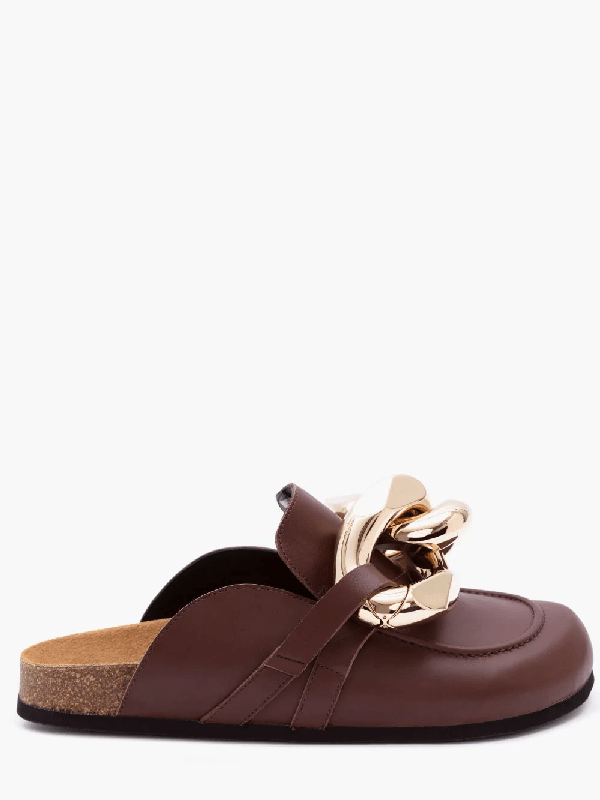 Jw Anderson Men's Chain Loafer In Brown ModeSens