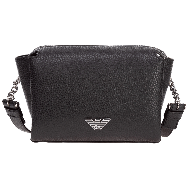Emporio Armani Women's Leather Crossbody Messenger Shoulder Bag In
