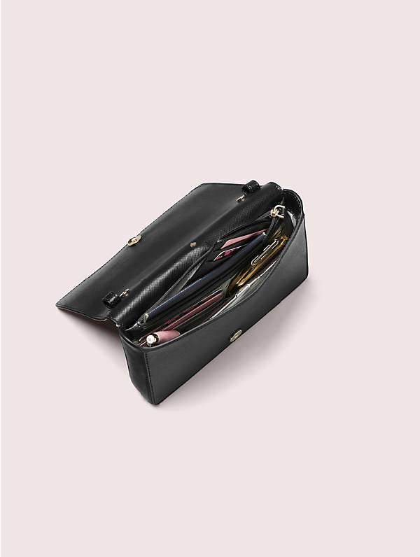 Kate Spade Spencer Chain Wallet In Black ModeSens