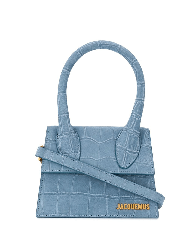 Jacquemus Le Chiquito Moyen Small Tophandle Bag In Blue ModeSens
