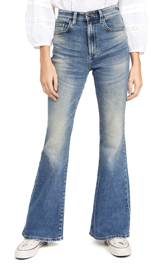 Lee Vintage Modern High Rise Flare Jeans In Distance ModeSens
