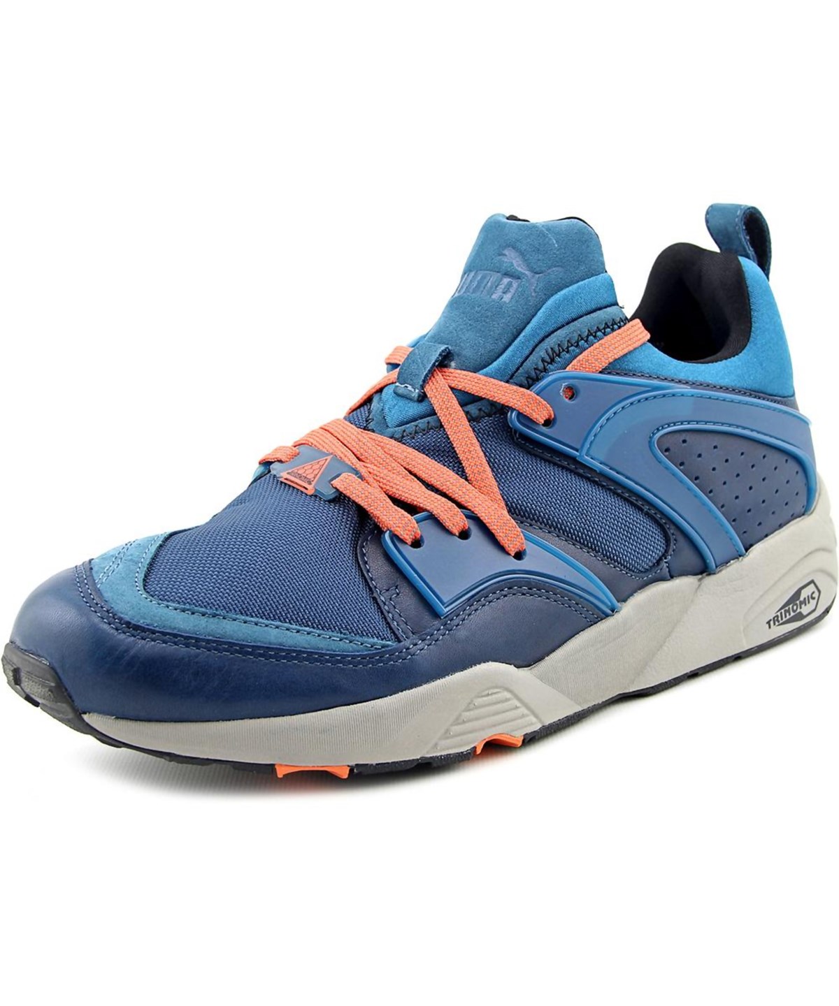 Puma Blaze Of Glory Men Round Toe Synthetic Blue Running Shoe' ModeSens