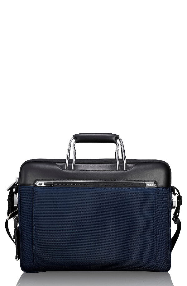 Tumi Arrive Hamilton Briefcase Blue In Navy ModeSens