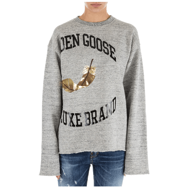 Golden Goose Women's Sweatshirt Cereda In Grey ModeSens