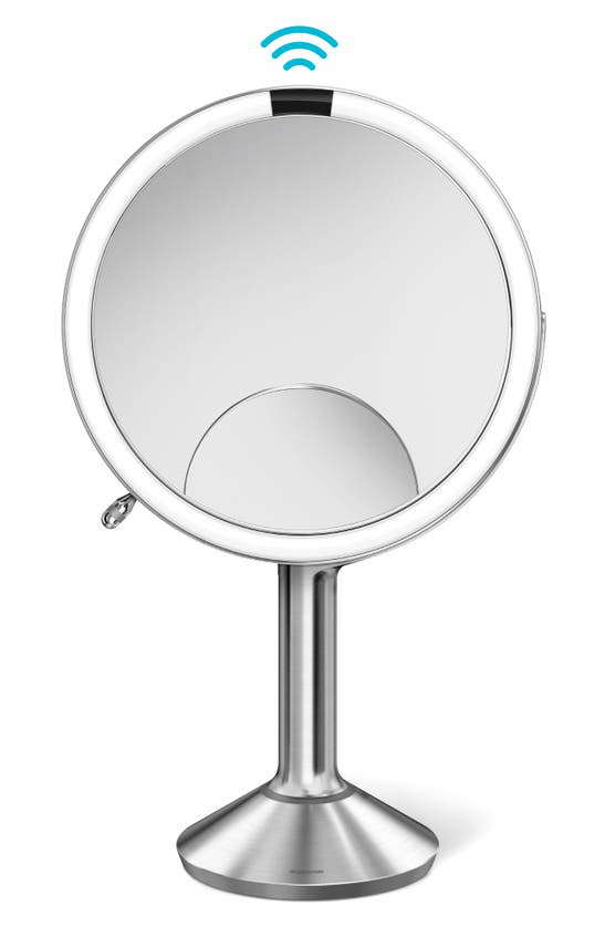 Simplehuman Trio Eight Inch Multimagnification Sensor Makeup Mirror In