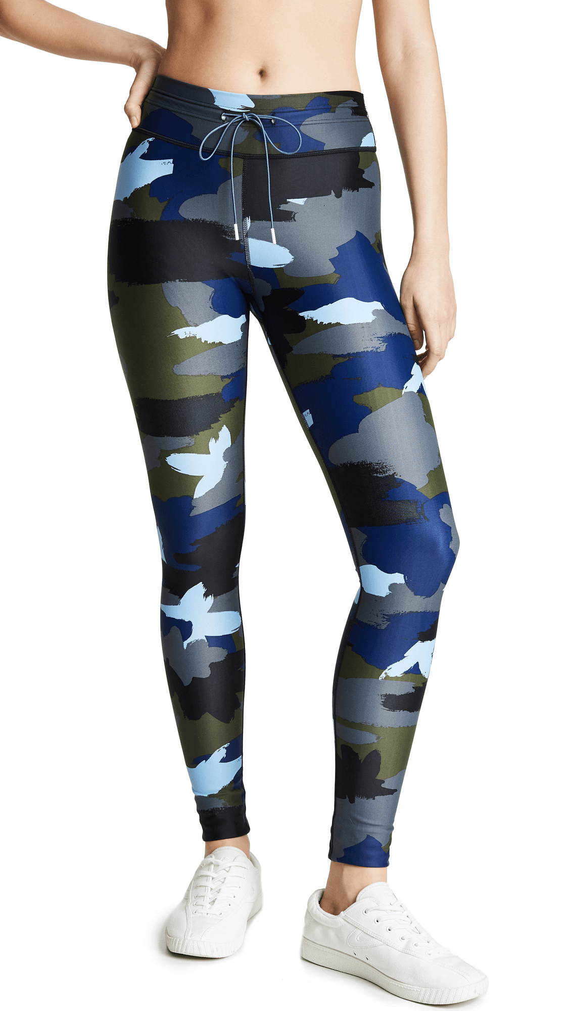 The Upside Abstract Camo Yoga Pants In Blue Multi ModeSens