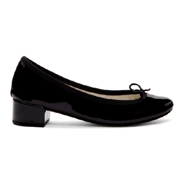 Repetto Camille Patent Ballerina Pump In 410 Black ModeSens