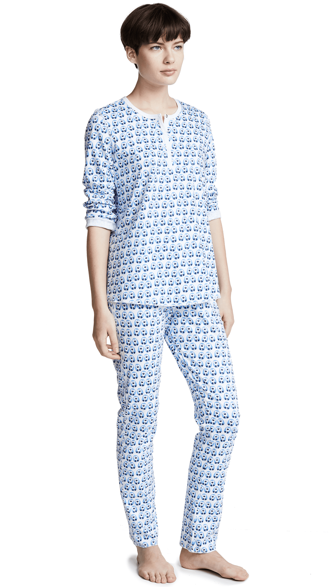 Roller Rabbit Love Birds Pajamas In Blue ModeSens