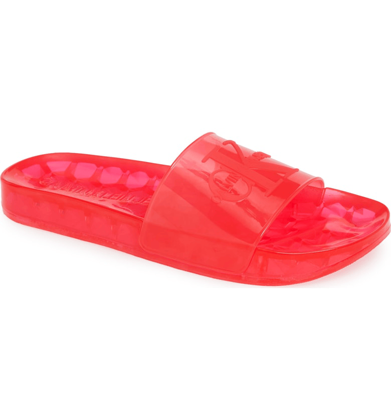 Calvin Klein Jeans Est.1978 Elva Translucent Sport Slide In Tomato