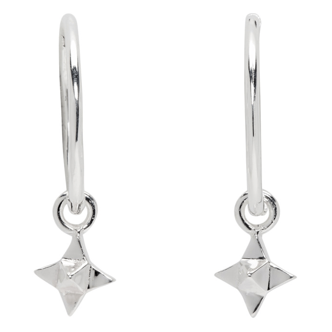 Stolen Girlfriends Club Silver Ninja Star Sleeper Earrings ModeSens